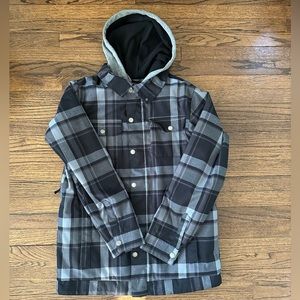 Excellent Condition Burton Men’s Hackett Plaid Ski Snowboard Jacket